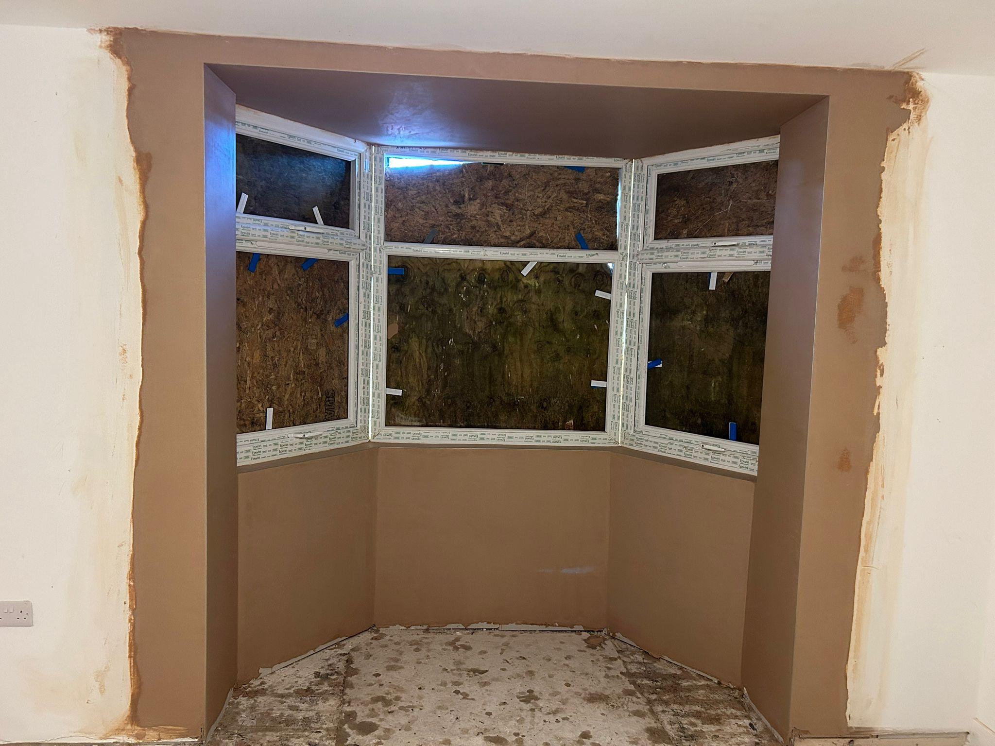 Bay Window Reveals Skim, Nottinghamshire