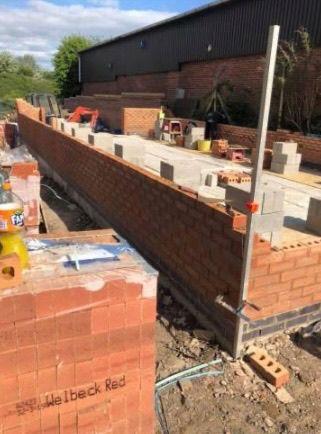 Brickwork — New Garden Wall, Newark